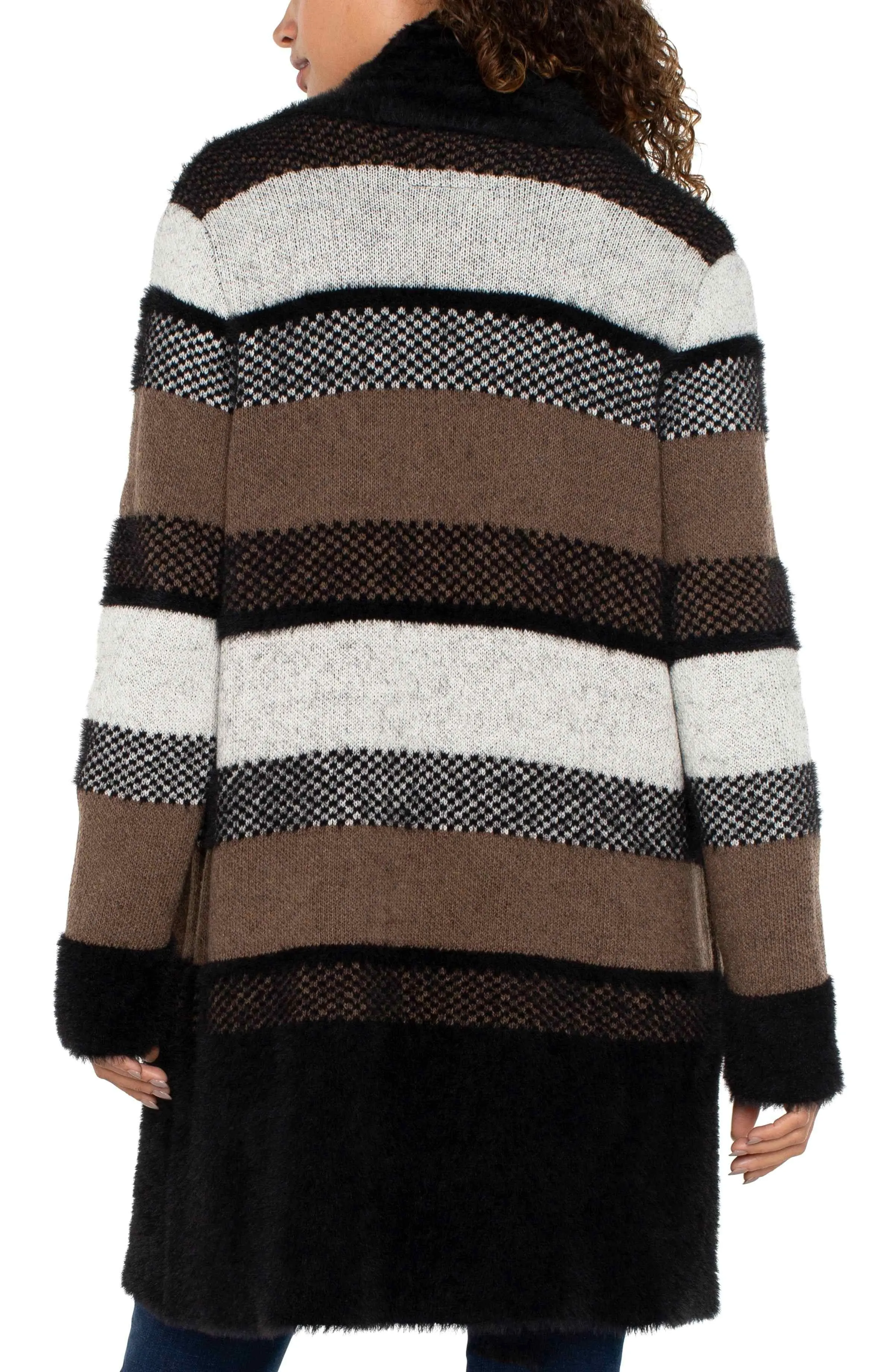 LONG SLEEVE SWEATER COAT